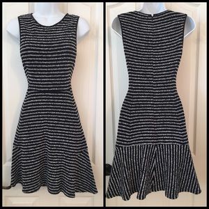 Black and White Striped Dress